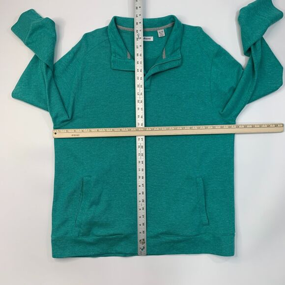 Tommy Bahama Sweater Mens XL Extra Large Cypress Green 1/4 Zip Playa Pina Port - Picture 7 of 12